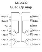 MC3302 SMT Quad Voltage Comparator