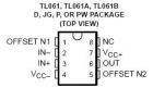 TL061 JFET Op Amp