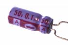 Aluminum Electrolytic - .1uF @ 50v - Radial