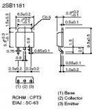 2SB1181 SMT PNP High Power Transistor