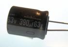 Aluminum Electrolytic - 390uF @ 63v- Radial