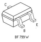 BF799W SMT NPN RF Transistor