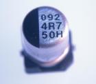 SMT Aluminum Capacitor - 4.7uF @ 50v