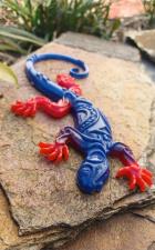 Gecko Blue and Red Lizard