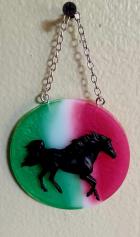Beautiful Resin Horse Ornament ll