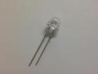 5mm, Straw Hat ,Clear Body, LEDs with Resistors 