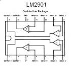 LM2901 Quad Voltage Comparator