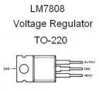 LM7808 Positive +8v Voltage Regulator