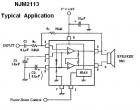 NJM2113D Low-Voltage Audio Amplifier IC