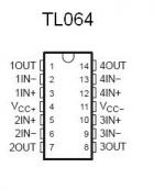 TL064 Quad JFET Op Amp