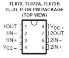 TL072 SMT Dual JFET Op Amp