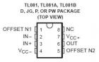TL081 JFET Op Amp IC