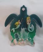  Mermaids Sea Turtle Wall Decoration Aqua