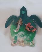 Mermaids Sea Turtle Wall Decoration