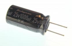 Aluminum Electrolytic - 1000uF @ 25v - Radial
