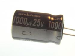 Aluminum Electrolytic - 1000uF @ 25v - Radial