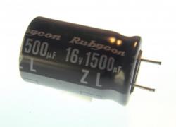 Aluminum Electrolytic - 1500uF @ 16v - Radial