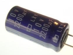 Aluminum Electrolytic - 2200uF @ 10v - Radial