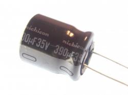 Aluminum Electrolytic - 390uF @ 35v- Radial