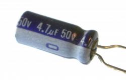 Aluminum Electrolytic - 4.7uF@ 50v - Radial