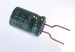 Aluminum Electrolytic - 470uF @ 10v - Radial