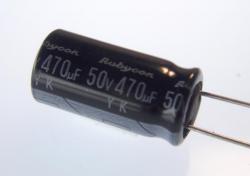 Aluminum Electrolytic - 470uF @ 50v - Radial
