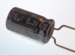Aluminum Electrolytic - 470uF @ 6.3v- Radial