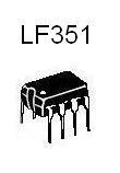 LF351 Single JFET Op Amp IC
