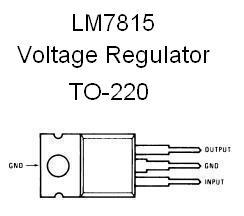 LM7815 Positive +15v Voltage Regulator