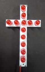 LED Cross Crucifix 3mm