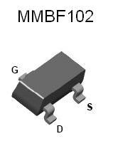 SMT FET - MMBF102 N-Channel FET