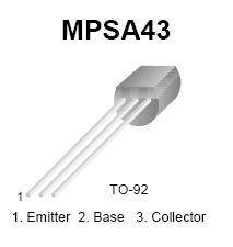 MPSA43 NPN High-Voltage Transistor