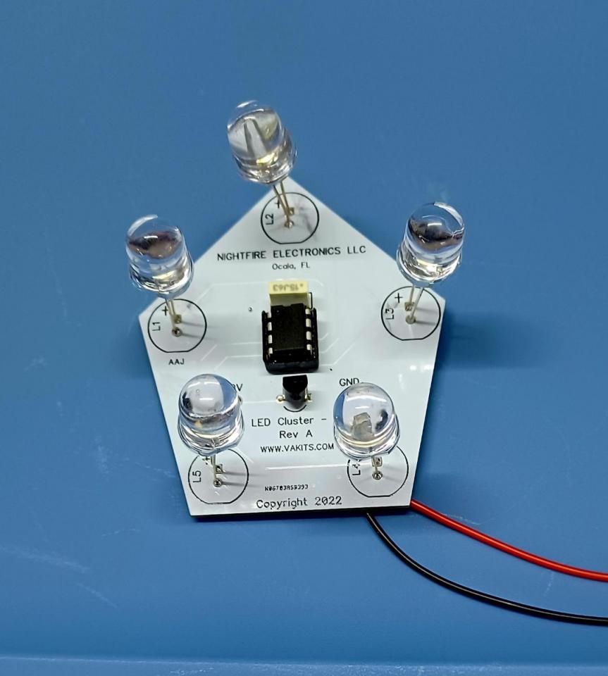 5LEDs Lightning Effect Kit with Free Kit NightFire Electronics LLC