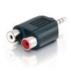 3.5mm Stereo Male to Dual RCA Female Adapter